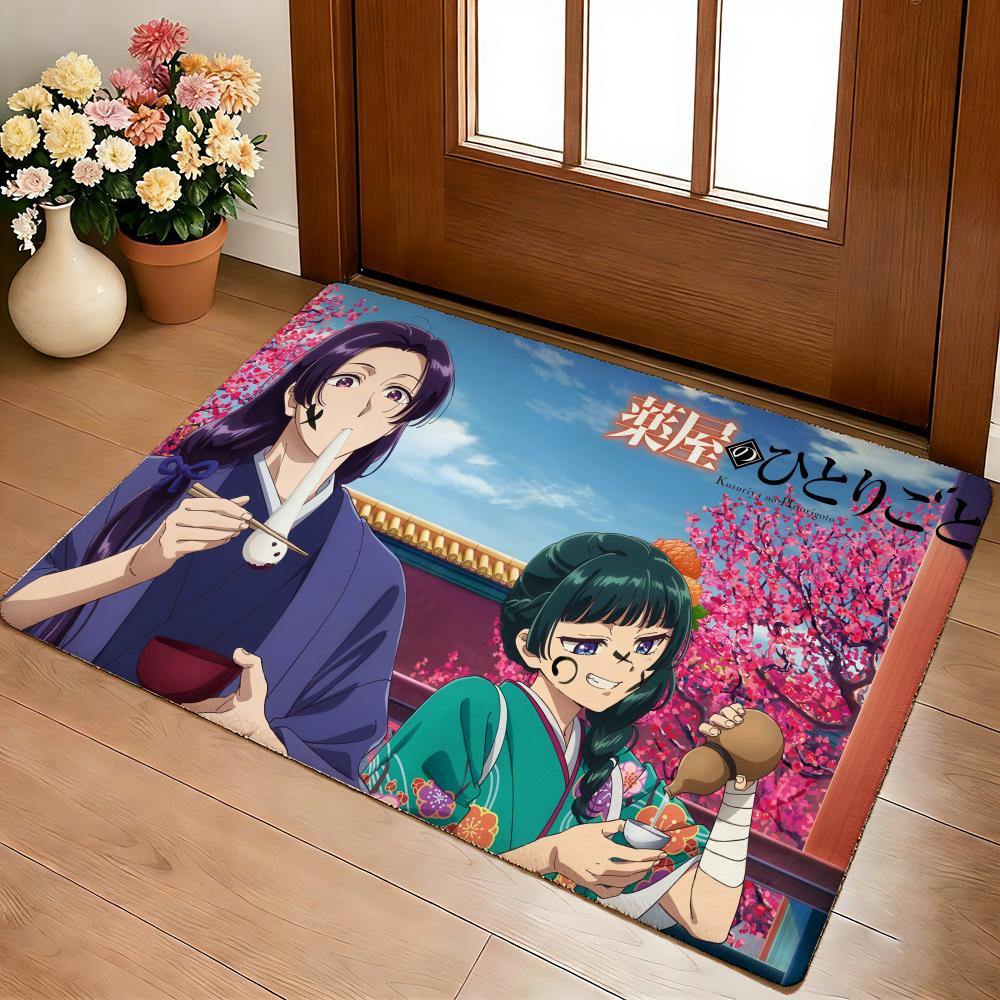 Anime The Apothecary Diaries Maomao Floor Mat Cozy Flannel Soft Thick Non-Slip Mat For Living Room Bedroom Kitchen Decor Rugs
