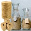 100M Jute Twine Natural 2mm String Cord Wedding Decoration Crafts Party Supplies