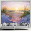 HD-Ocean Landscape Tapestry, Beach Wall and Palm Tree Art for Living Room, Bedroom or Outdoor Home Decor