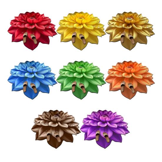 Diatomaceous Earth Floor Mat 3D Realistic Floral Design Bath Mat Non-Slip Absorbent Mat Quick-Drying Easy to Clean Shower Rug