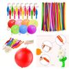 Spiral-Langstreifen-Latexballons Mehrfarbig Einzigartiges Design Perfekt für Geburtstags-Feiertagsdekorationen Party-Spielzeug Raumdekorationen