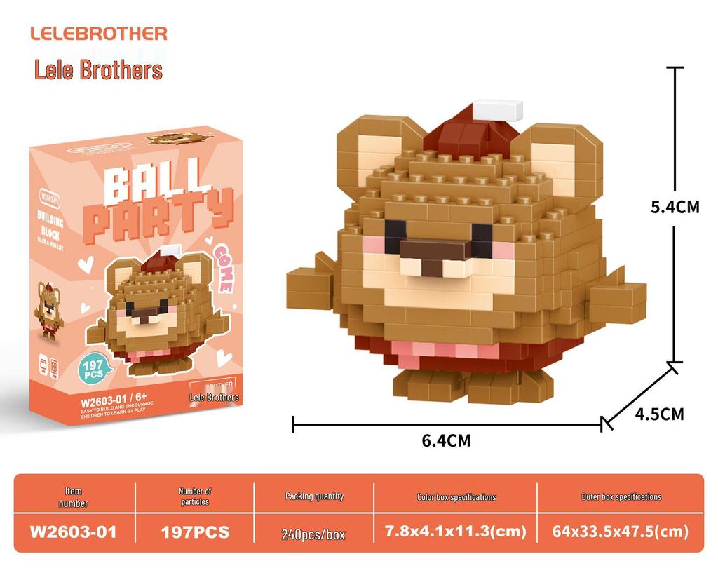 Compatible Lego Micro Building Block Cartoon Figurines - Children's Educational Desktop Toys