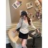 High-end Heavy-duty Pleated White Long-sleeved Shirt for Women in Autumn Waist Slimming Niche Versatile Tops