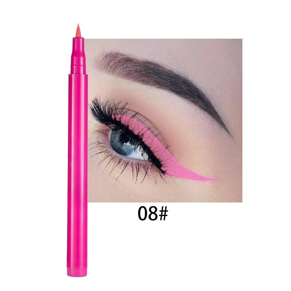 Eye Liner Pencil Small Gold Liquid Eyeliner Pen Quick-drying Eyeliner Waterproof Lasting Eyeliner Black/Brown Eyes Makeup Liquid