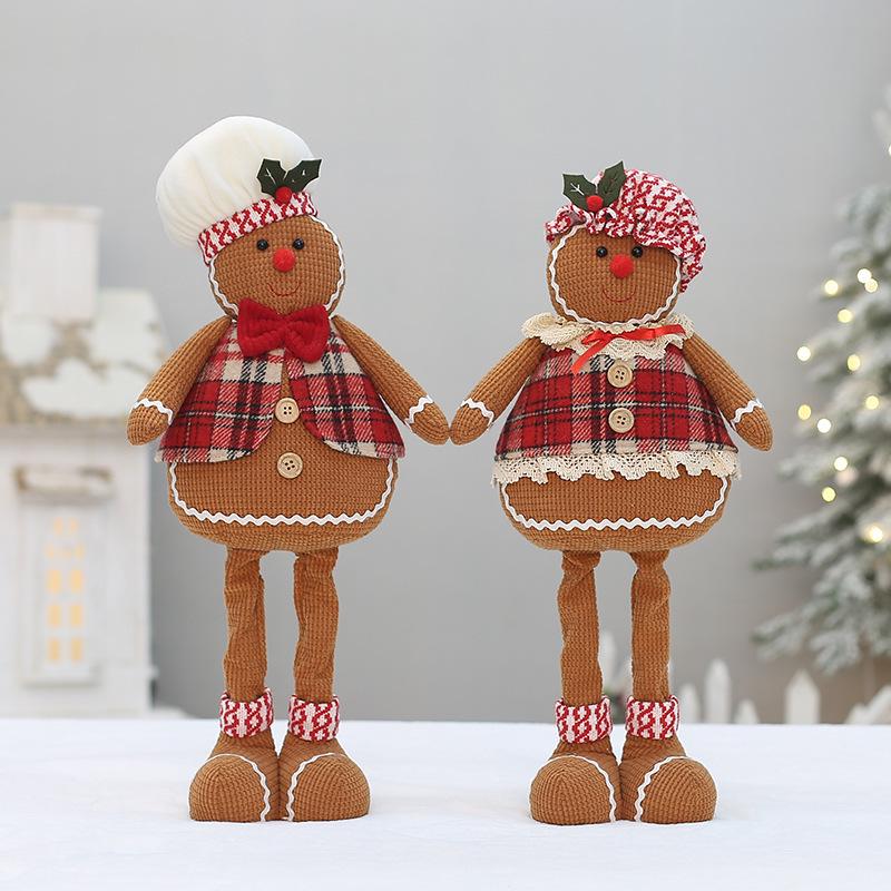 Christmas Gingerbread Man Doll - Festive Decor & Gift for Children