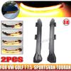 For VW Golf 7 VII MK7.5 JETTA MK7 Touran Dynamic Turn Signal LED Side Wing Rearview Mirror Indicator Blinker Sequential Light