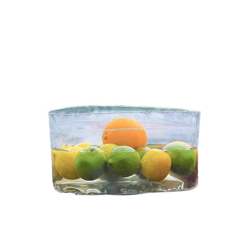 Portable Folding Transparent Washbasin for Camping, Picnic, and Travel