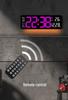 Large Display Multifunctional Wall Clock with Creative Backlight for Living Room - Model 5505