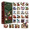 24 Day Advent 2D Acrylic Calendar 24-Day Christmas Garden Calendar Hummingbird Countdown with Decorations Bird