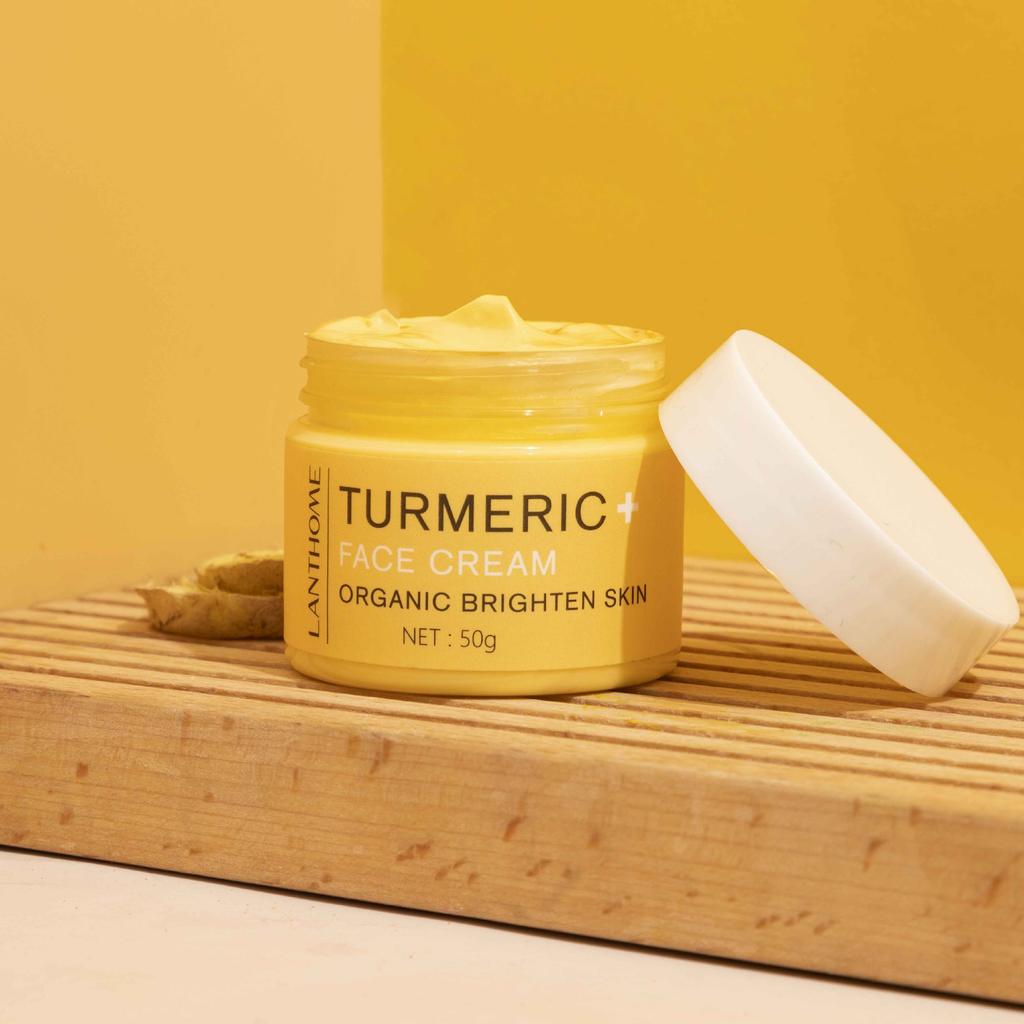 LANTHOME Turmeric Brightening Cream – Anti-Aging & Firming Moisturizer less