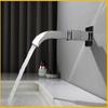 Rubinetto per Lavabo Quadrato da Parete per Bagno Oro Spazzolato Monoforo Freddo Ottone Rubinetto per Lavabo da Balcone Pozzetto per Mocio Cromo Nero Grigio