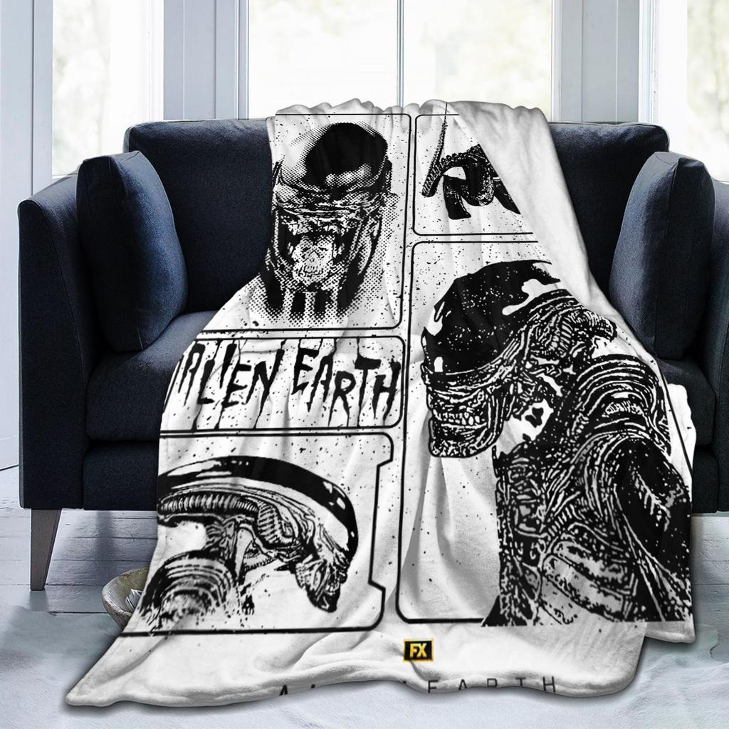 Aliens Earth Xenomorph XX121 Multi Pose Blanket Cover Flannel Soft Throw Blanket for Bedspread Quilt Multifunction