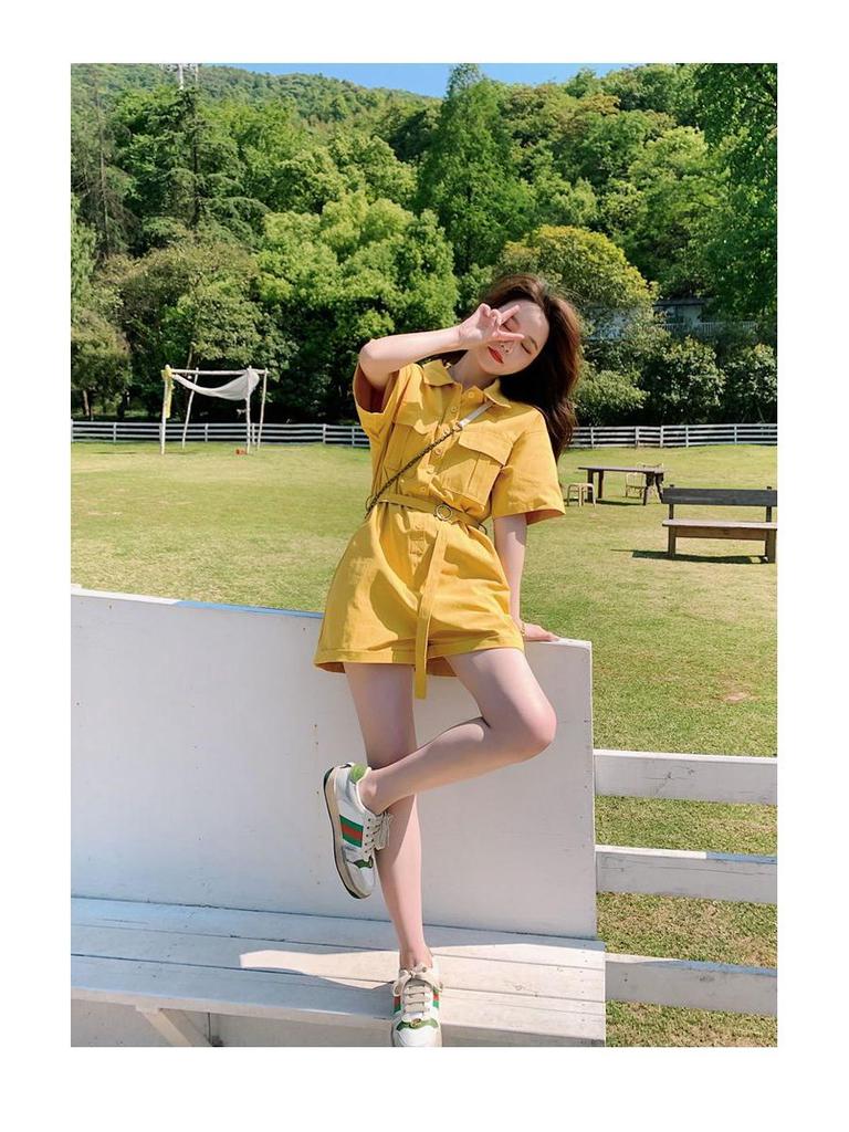 2026 Summer Women's Loose Korean Jumpsuit - Internet Celebrity Style