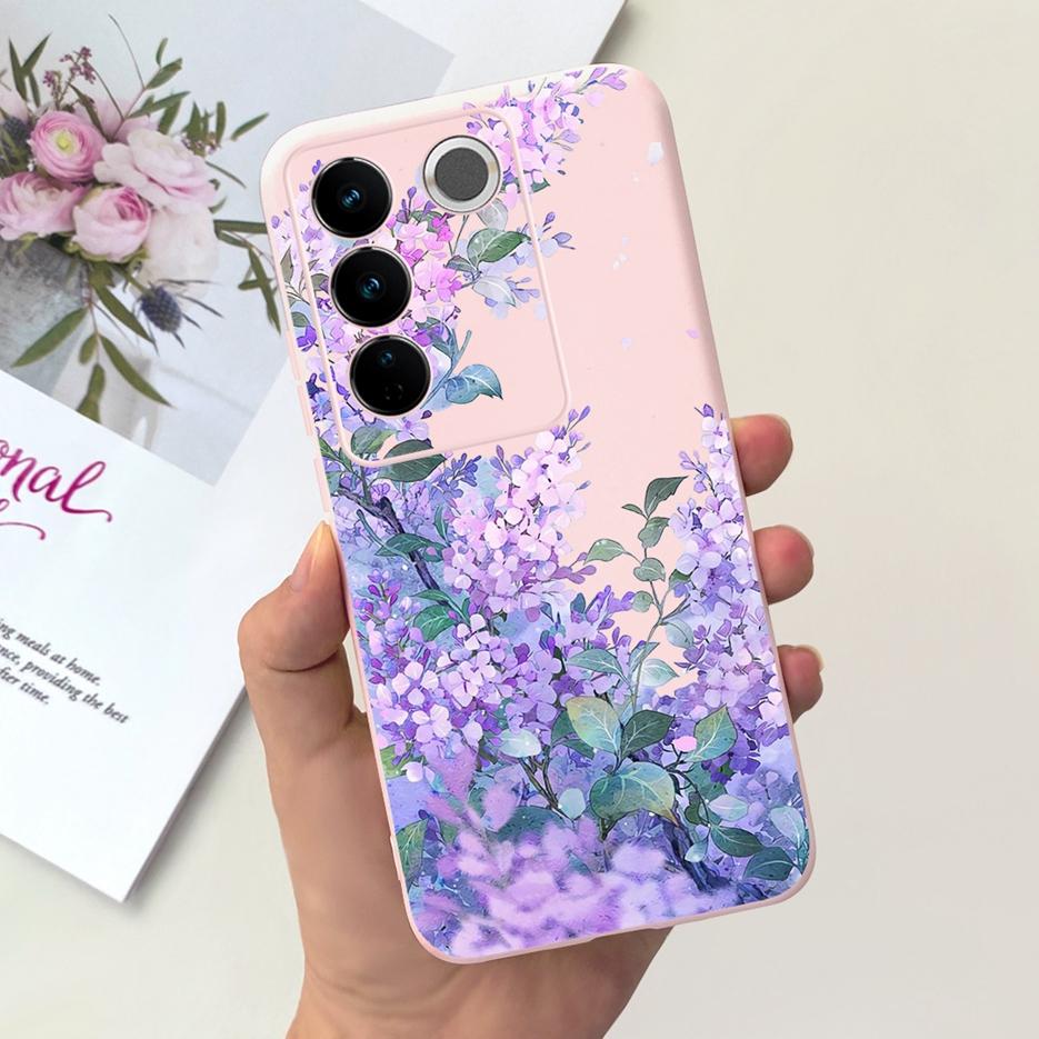 For Vivo V27 Case Vivo V27e V2237 Cute Fashion Painted Cover Soft Silicone Phone Case For Vivo V27 Pro V 27 V27e Back Cover Bags