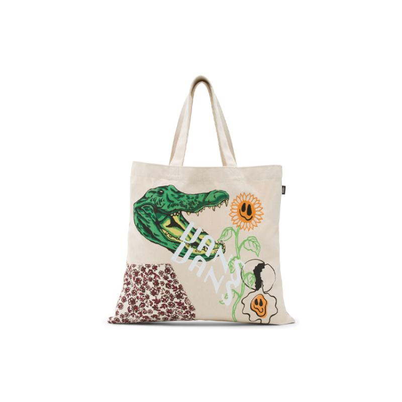 

Vans Canvas Handbag Tote Bag Shopping Bag Canvas Bag Shoulder Bag Unisex White Vans VN0A546P7VJ1 белый