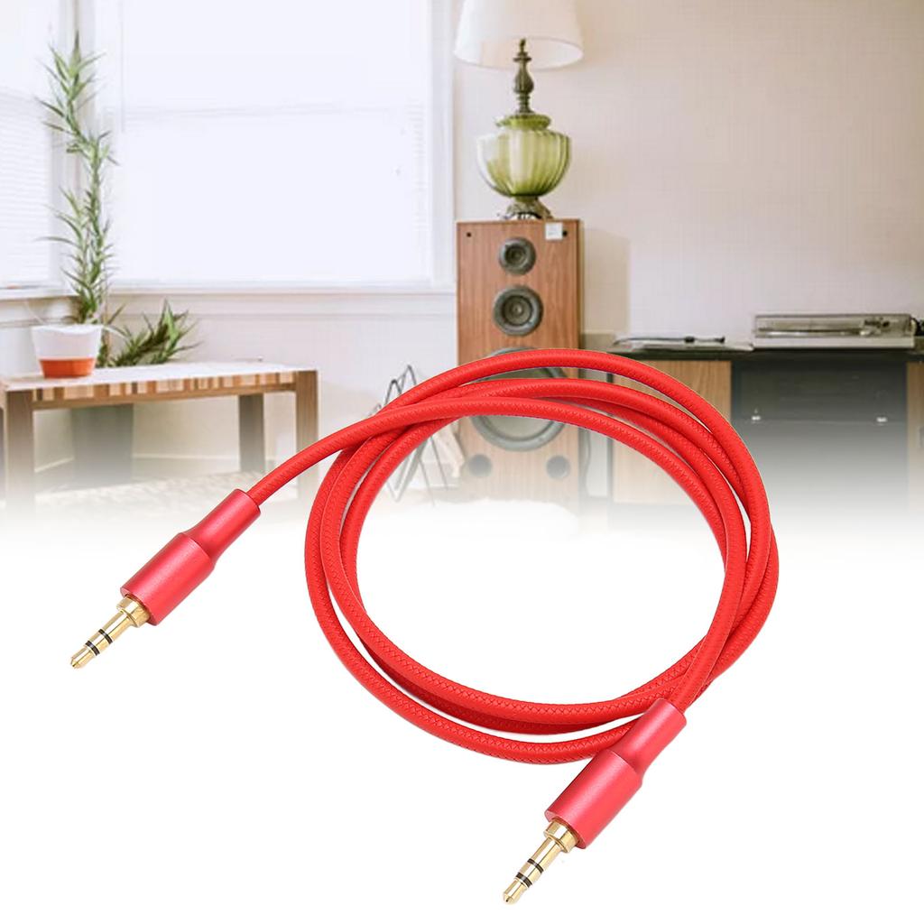 3.5mm Male to Male Sound   Cable Professional Nylon Woven 3.5mm Stereo Sound Cord for Earphones Car Speaker 3.3ft