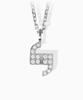 Valik [925 Silver] No.02 Signature Pavé Necklace [L]