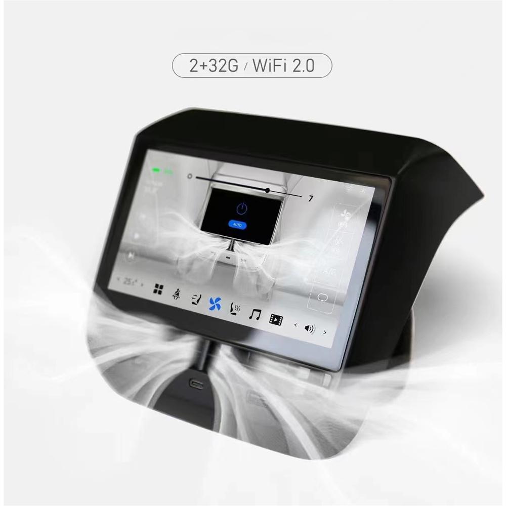 For Tesla Model 3 / Y Rear Seat LCD Touch Screen Entertainment System AC Control