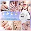 380W UV LED Nail Lamp 81LEDS Big Power Nail Lamp For Fast Curing All Gel Professional Nail UV Gel Drying Machine Salon Tools