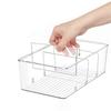 Removable Dividers Fridge Storage Box 4 Grids Fridge Organizer Cabinet  Kitchen Organizer
