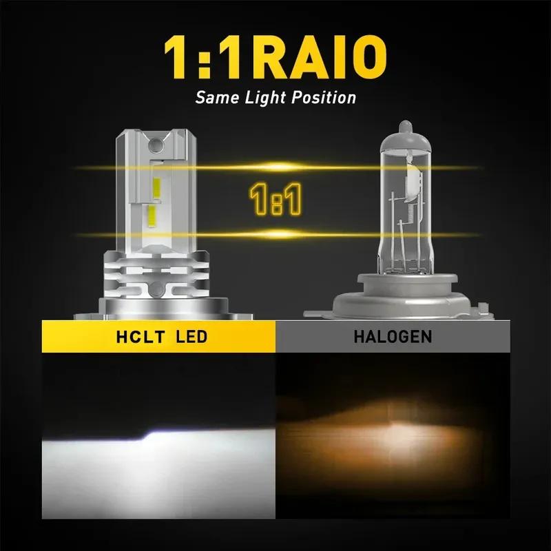 XTG X89 LED Headlight Bulbs 2Pcs H4 H7 9003 30000LM CSP Canbus Fanless Hi Lo Beam Car Motorcycle Auto Lamp 12V 24V Ultra Bright