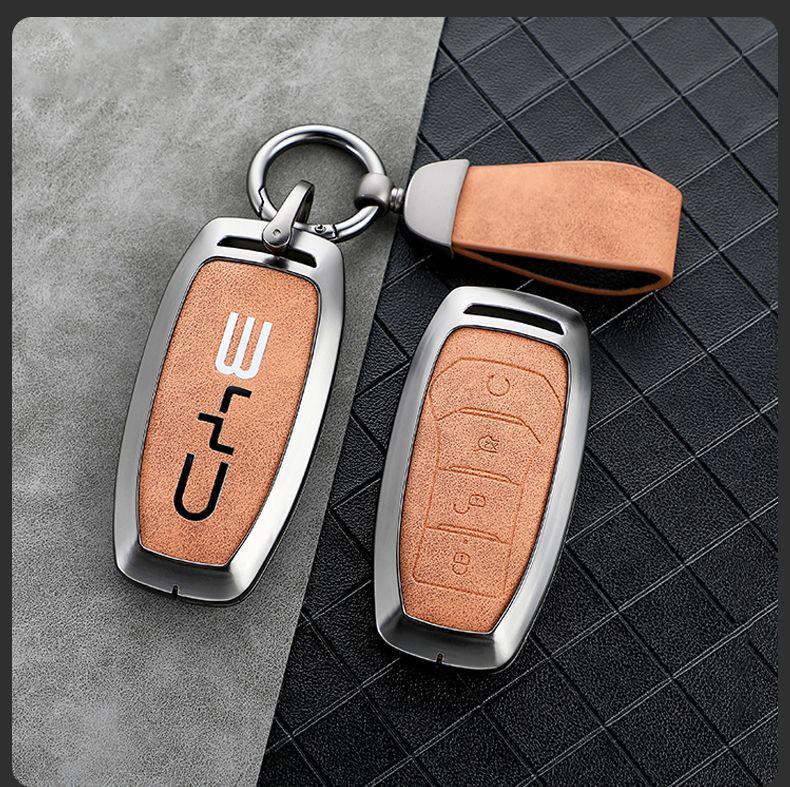 Compatible Key Case for BYD: Qin Plus DMi, Dolphin, Song Plus, Han EV, Yuan Pro, Tang, and E2 Models