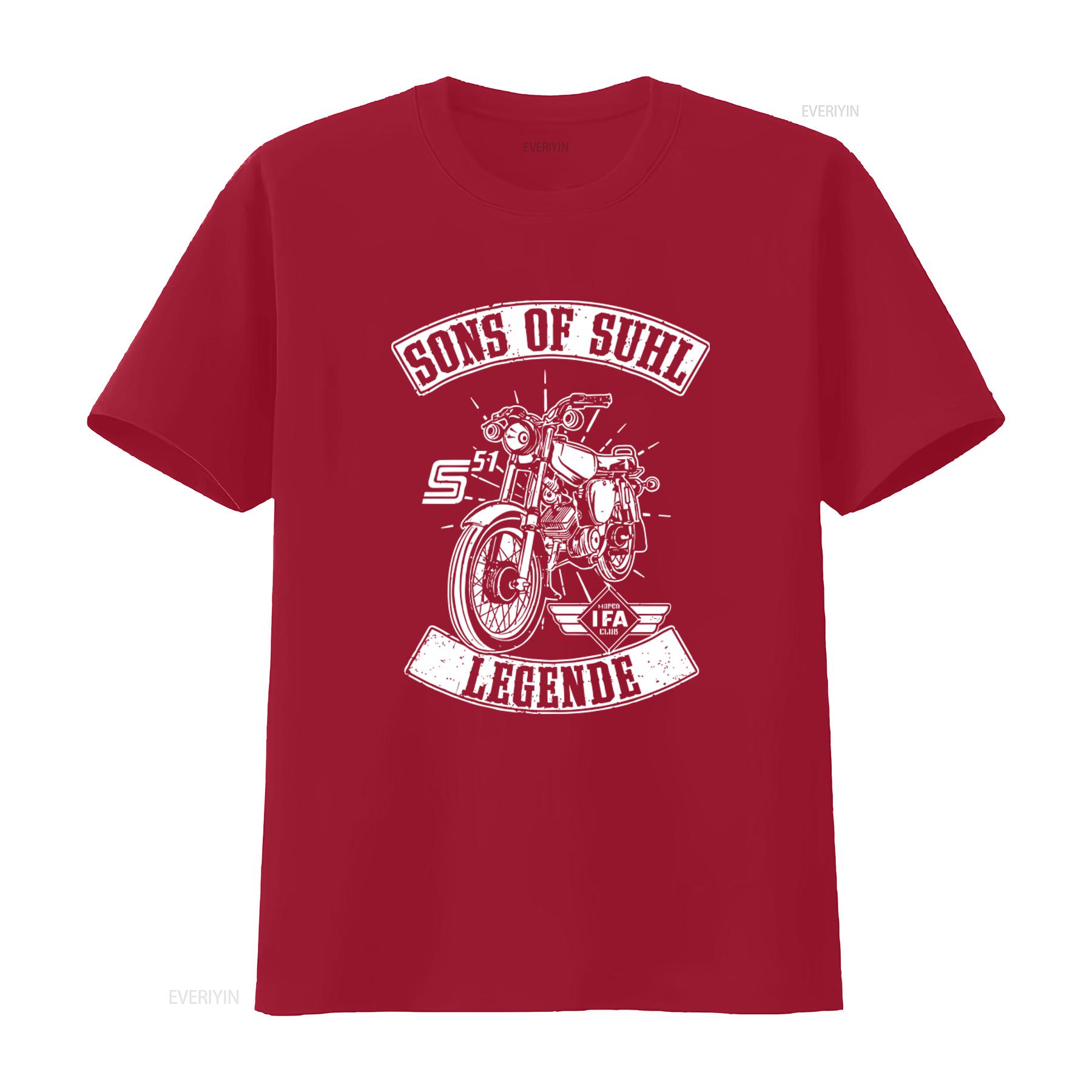 

Sons Of Suhl Motorcycle Vintage Retro Style T Shirt S51 IFA Club Legend Design Perfect for Enthusiasts vintage Washed graphic S