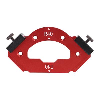 Radius Chamfer Template R40 T40 Rounded Corner Bevel Angle Trimming Cutting Jig for Woodworking