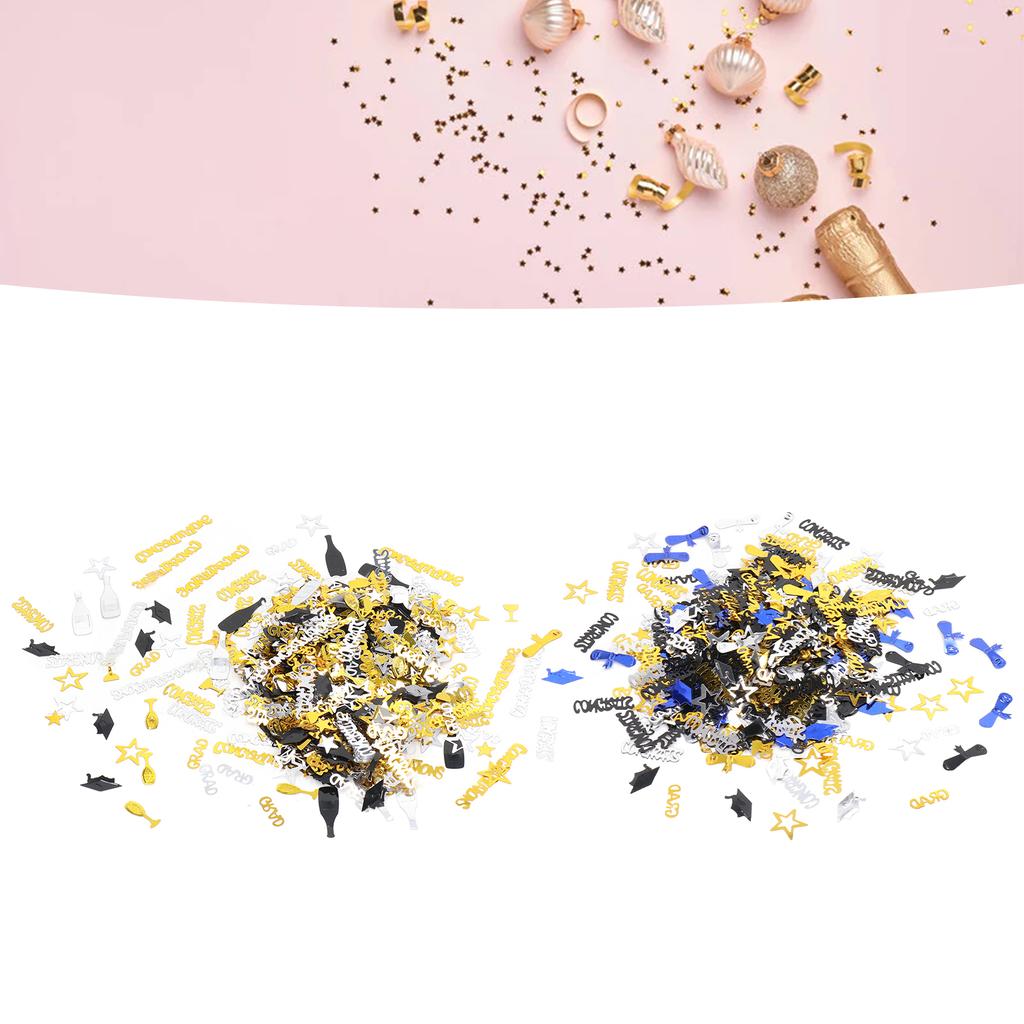 Promoce Stolní Konfety Vysoký Lesk Dobrá Dekorace 100g Party Dekorace pro Ško