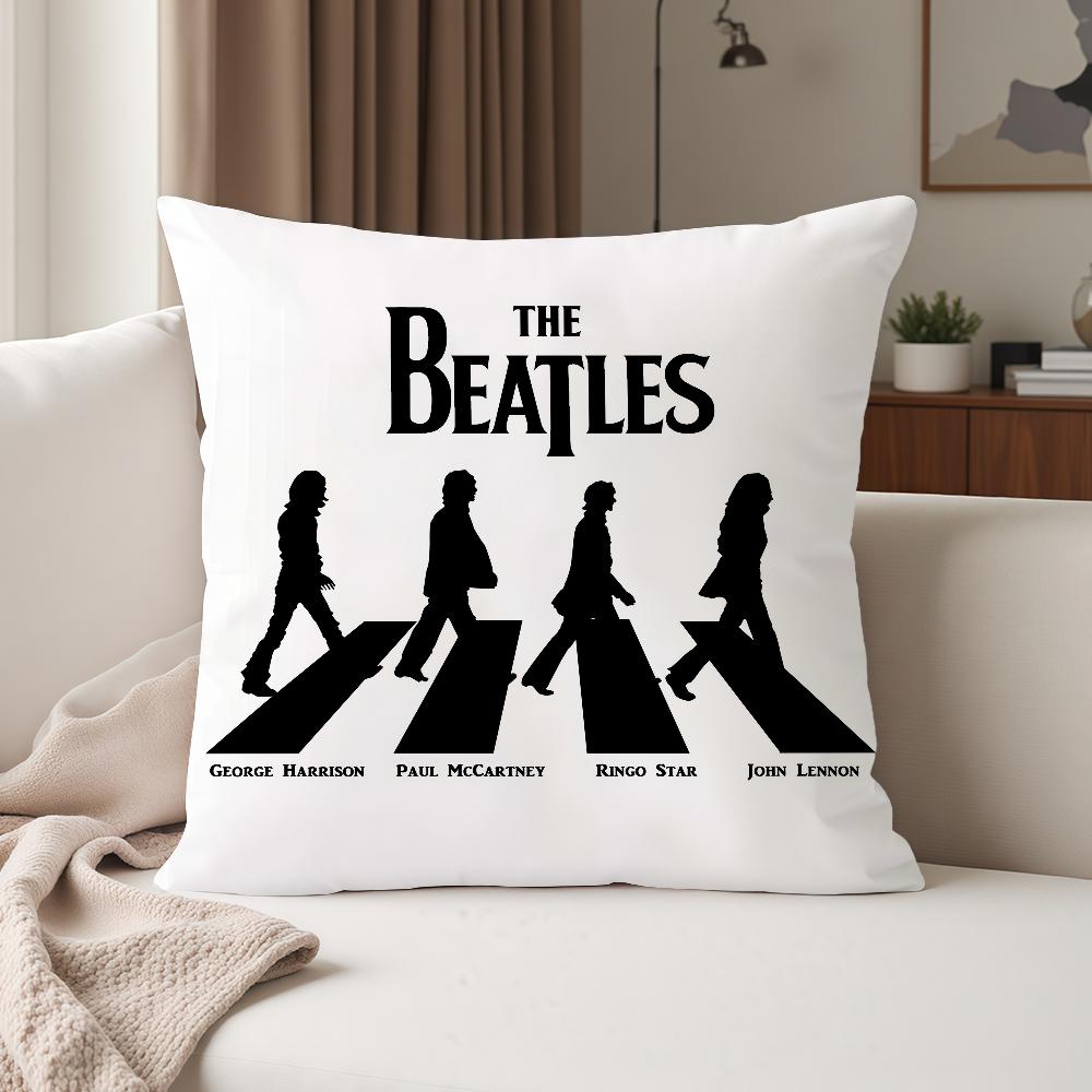 Music T-The Band B-Beatles Cool Pillow Case Suitable For Bedrooms Living Rooms Cars Home Decoration