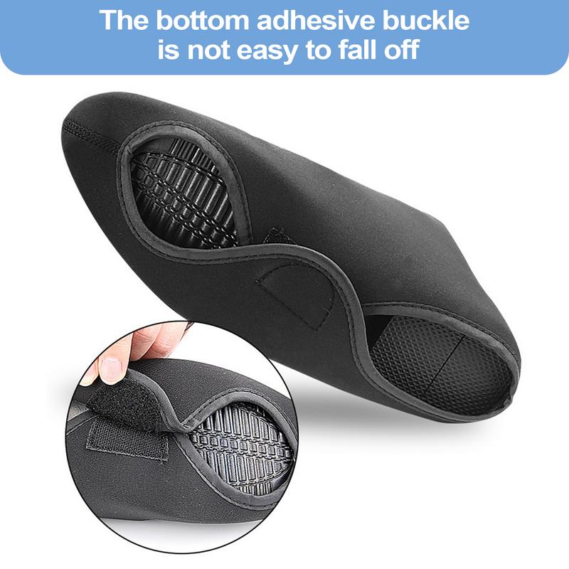 black Ski Boot Covers Windproof Ice Skate Cover Skating Boots Neoprene Zippered Protector outdoor Roller Skate Accessories