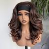 Kinky Straight Yaki Textur Synthetische Stirnband-Perücken Hitzebeständige Faser Kleberlose Synthetische Perücke für Schwarze Frauen