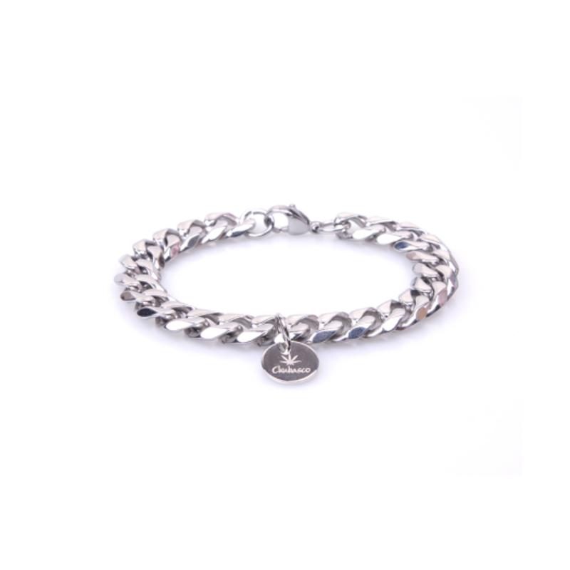 CHUBASCO STAINLESS STEEL BRACELET WIDE CHAIN FOR WOMEN Ssbw08