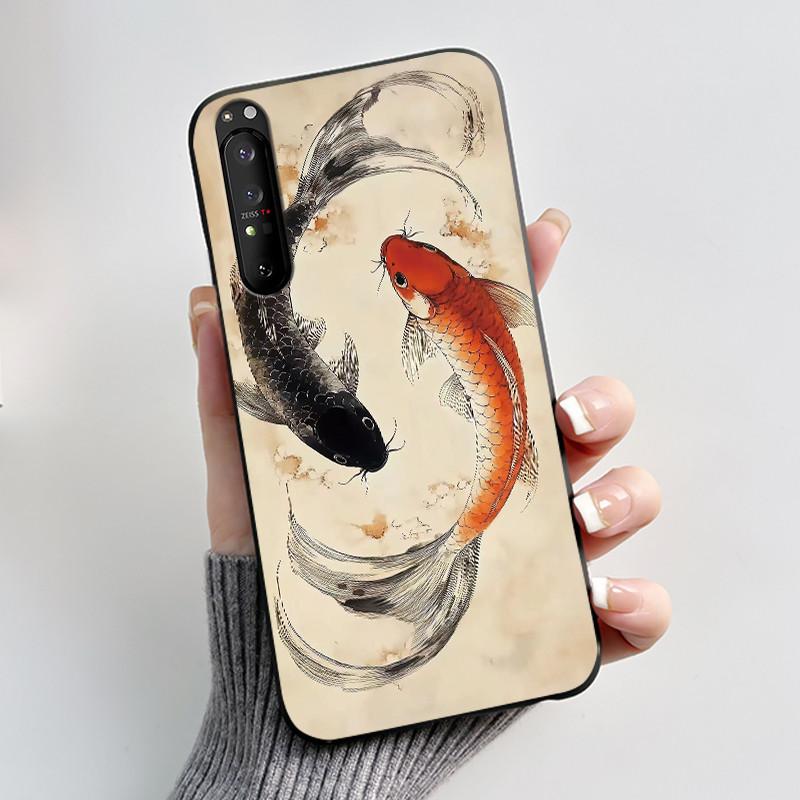 Etui Do Sony Xperia 1 II XQ-AT51 XQ-AT52 1 III XQ-BC62 XQ-BC72 XQ-BC52 Pokrowiec Luksusowy Uroczy Fajny Chłopcy Dziewczynki Miękki Silikonowy Pokrowiec