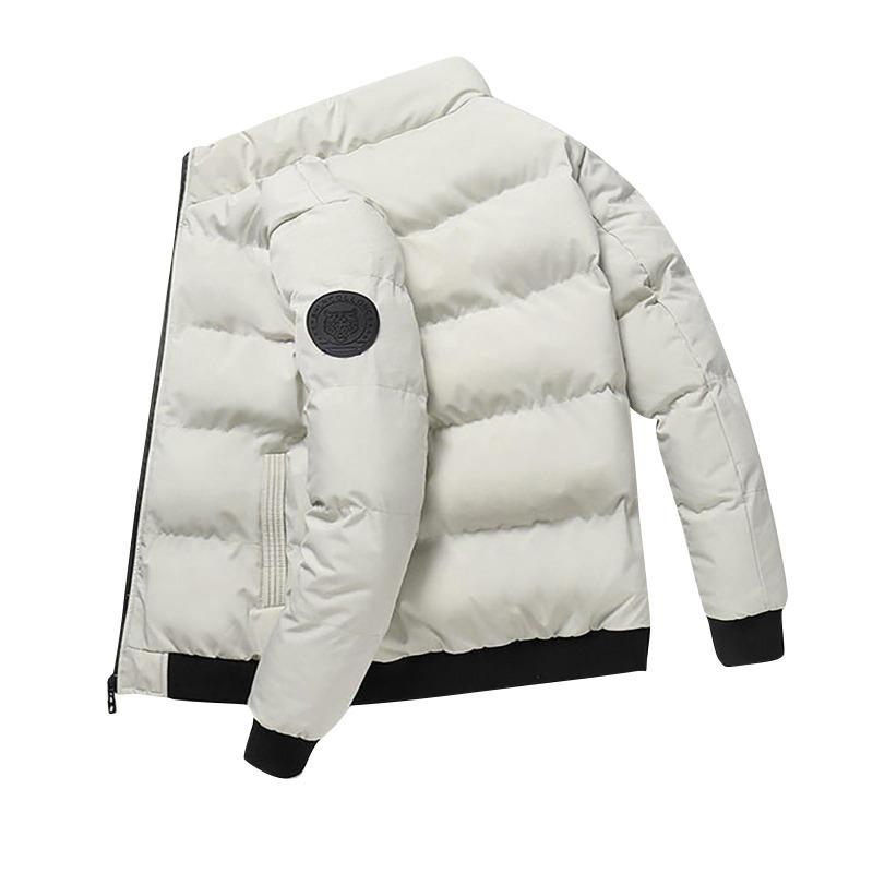 2026 Winter Men's Down Jacket Warm Cotton Clothing Loose Coat Bread Coat Thick Warm Coat