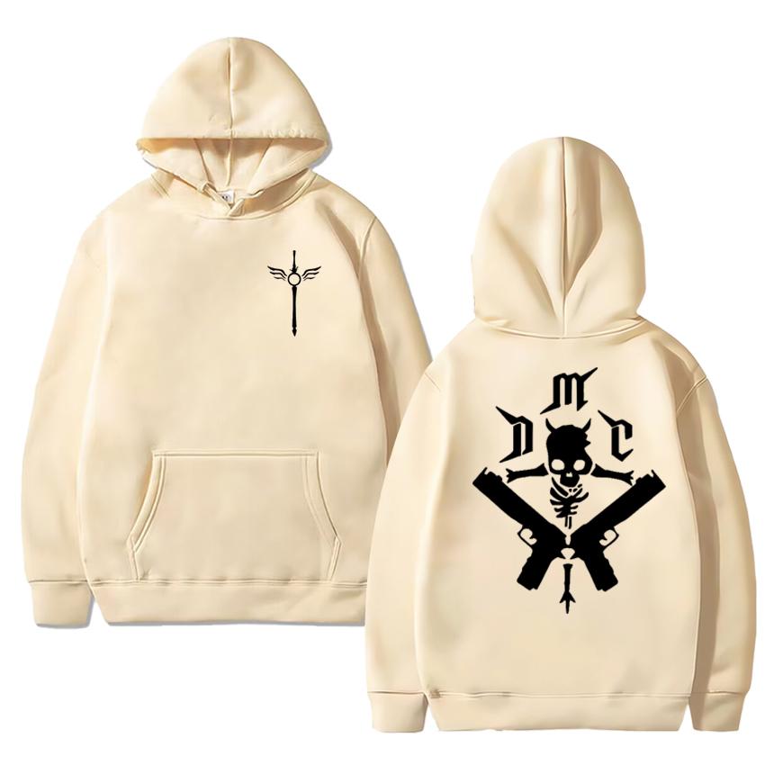2025 New in Devil May Cry Game Double Sided Printed Streetwear Autumn Winter Unisex Vintage Hoodie Men Women Cotton Pullovers