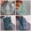 A-Grade Natural Jade Guan Gong & Guanyin Pendant with Certificate