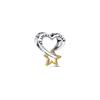 Original Charms DIY Jewelry Gifts Sparkling Golden Firework Snowflake Lucky Star Splittable Sun & Moon Beads Fit Snake Bracelets