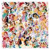 52 Pcs Disney Princess Stickers - Cute Cartoon Character Decals For Laptop Phone Case Diy Decoration