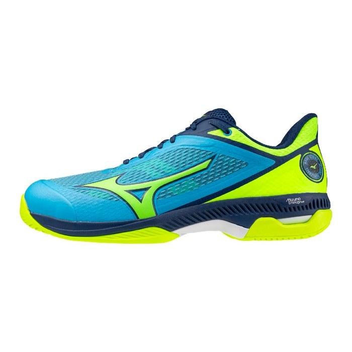 Mizuno Pickleball Shoes Wave Strike Unisex 26.5 Cm 4E Blue X Yellow