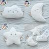 Moon Star Plush Pillow Cushion With Wings Soft Cloud Design For Bedroom Decor