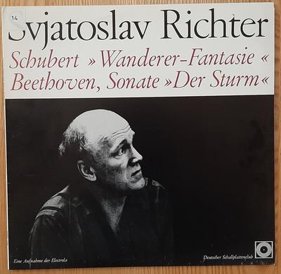 LP Record FRANZ SCHUBERT LUDWIG VAN BEETHOVE  WandererFantasie  Sonate  Der St J076 Deutscher Schal Germany Classical Used