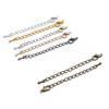 30SET Tail Chain Handmade Extension Chain with Lobster Clasp and Droplets Tone Extended Connector For DIY Jewelry Making