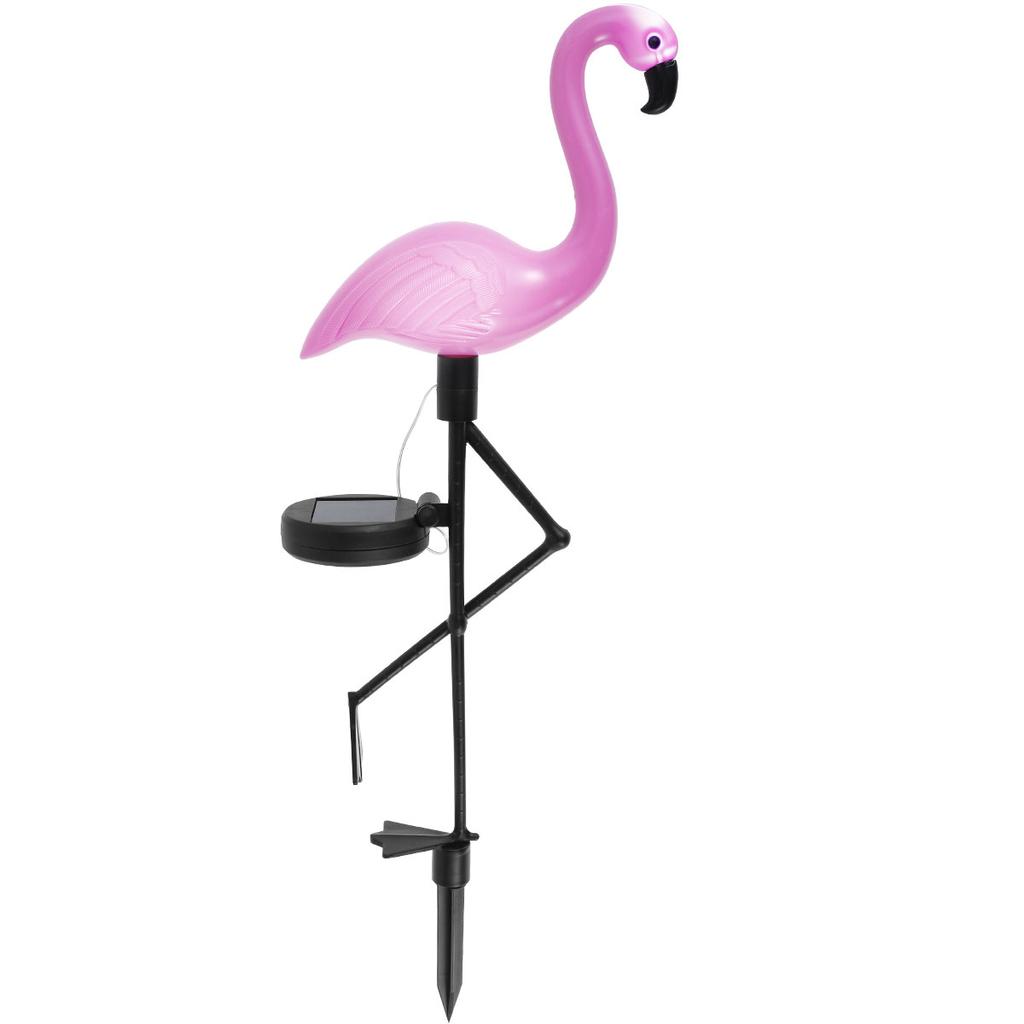 LED Solar Flamingo Light IP55 Flamingo Stake Light Auto On/Off Pink Flamingo Garden Floor Lamp Decorative Landscape Yard Light