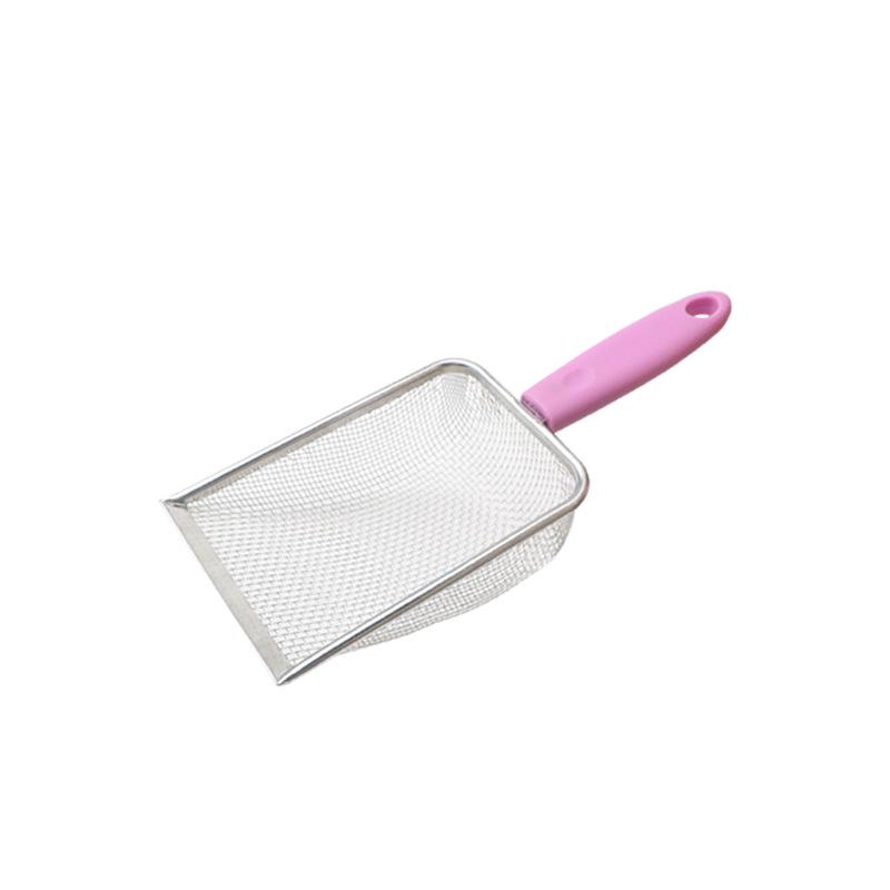 Stainless Steel Large Cat Litter Scoop with Hollow Design - Pet Poop Scooper