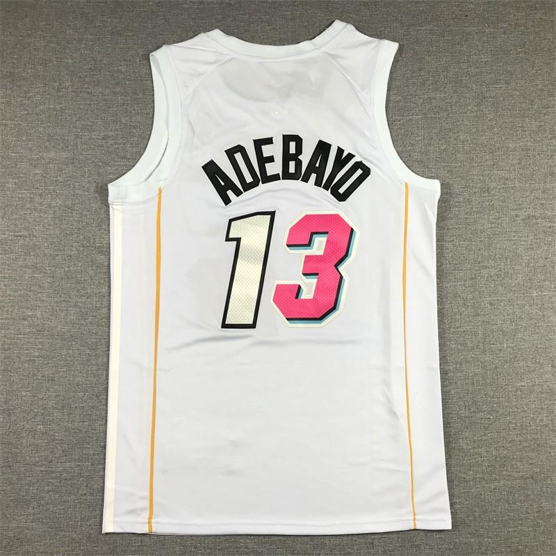Miami Heat Basketball Jersey Dwyane Wade 3 Lowry 7 Ado 13 Herro 14 Embroidered Fan Apparel Men