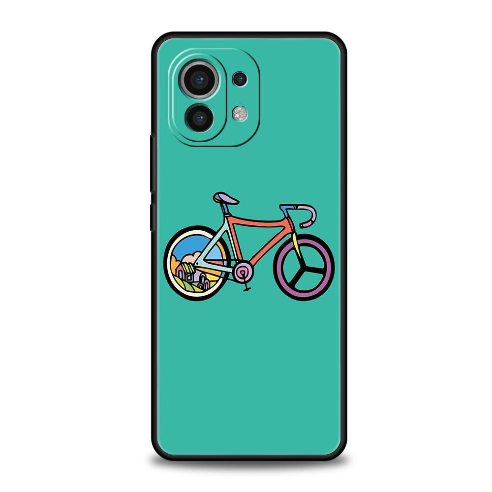 Mountain Bikes Cycling Phone Case For Xiaomi 12T 12 13 Pro Poco X3 NFC M3 F3 F4 M4 X4 Mi Note 10 11 Lite 10T 5G 11T 9T Cover