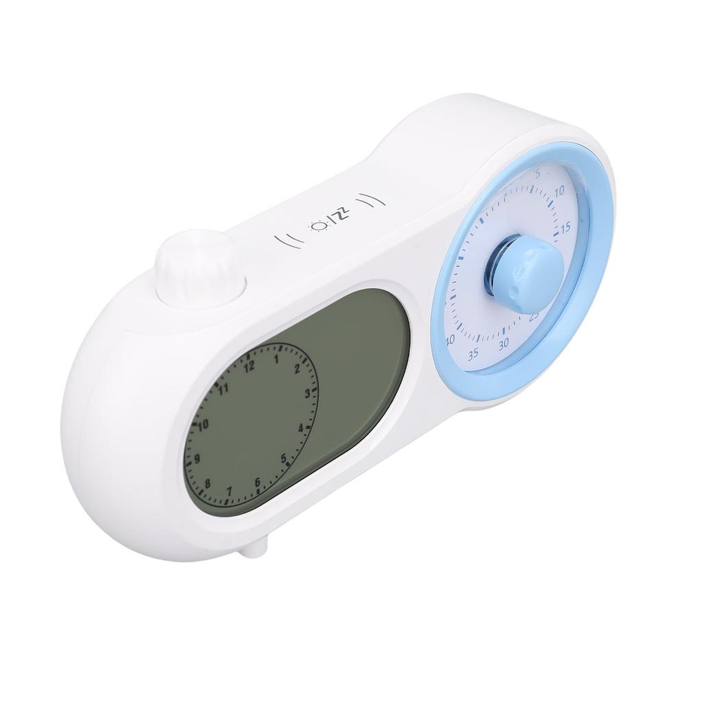 Digital Alarm Clock Visual Timing and Countdown Manager Rechargeable LCD Display Screen Electronic C