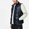 Li-Ning Wade Series Logo Print Stand Collar Sports Down Vest Men Vests Black AMRS069-1