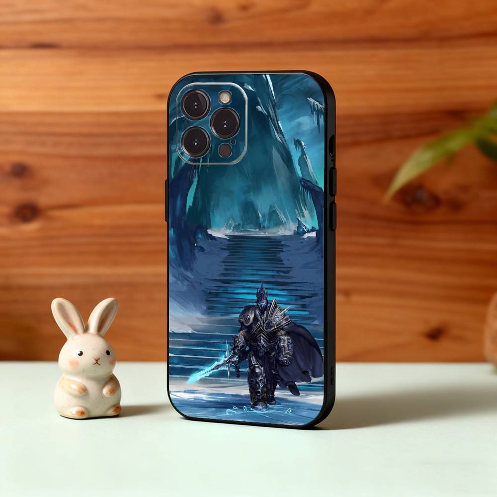 

G-Game T-Мир W-Warcraft Чехол для телефона Для iPhone17 16 15 14 13 12 11 Pro Max Plus, 5G Мягкий Черный Чехол iPhone13PRO